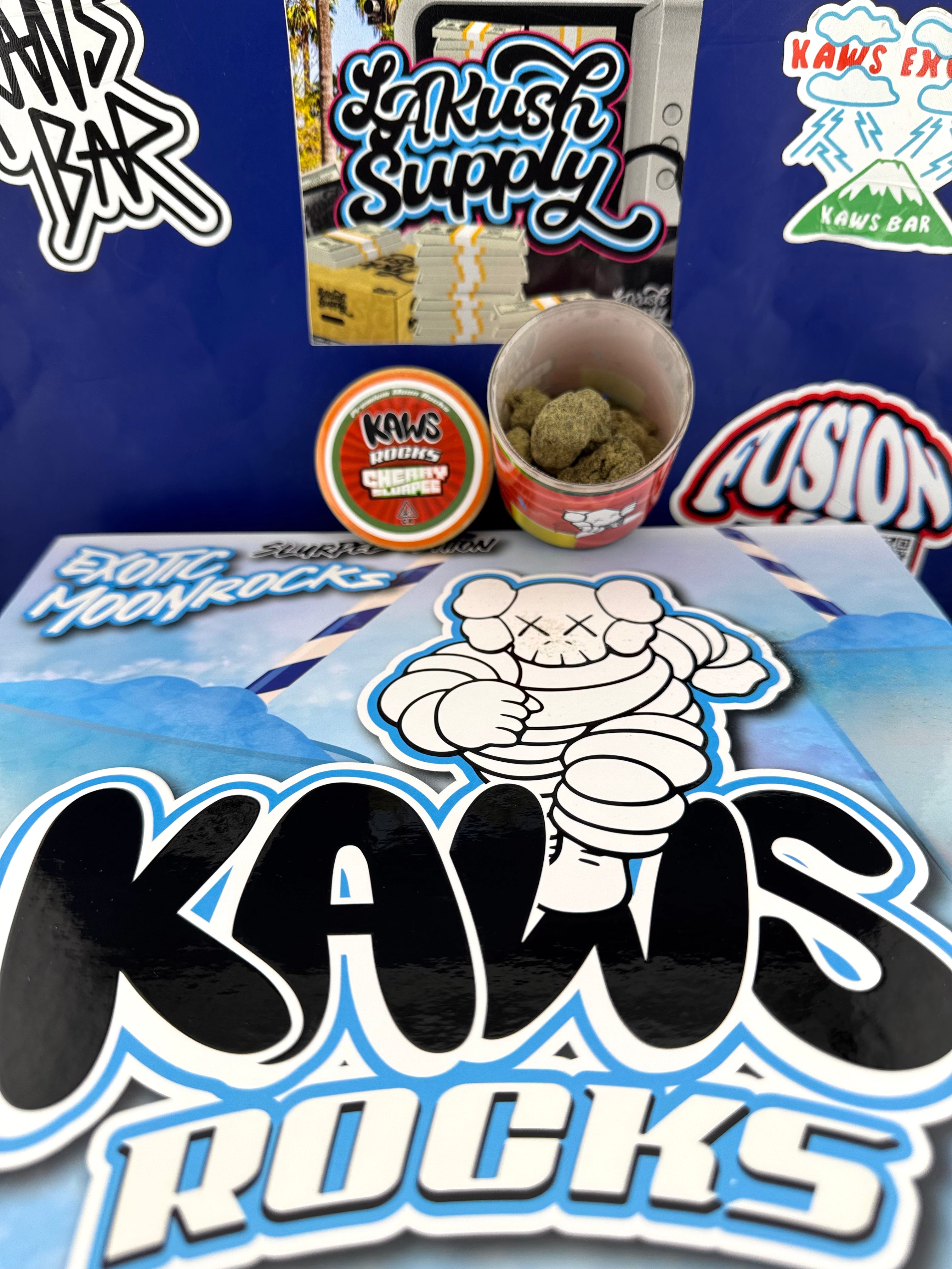 Kaws Moonrock - Slurpee Edition