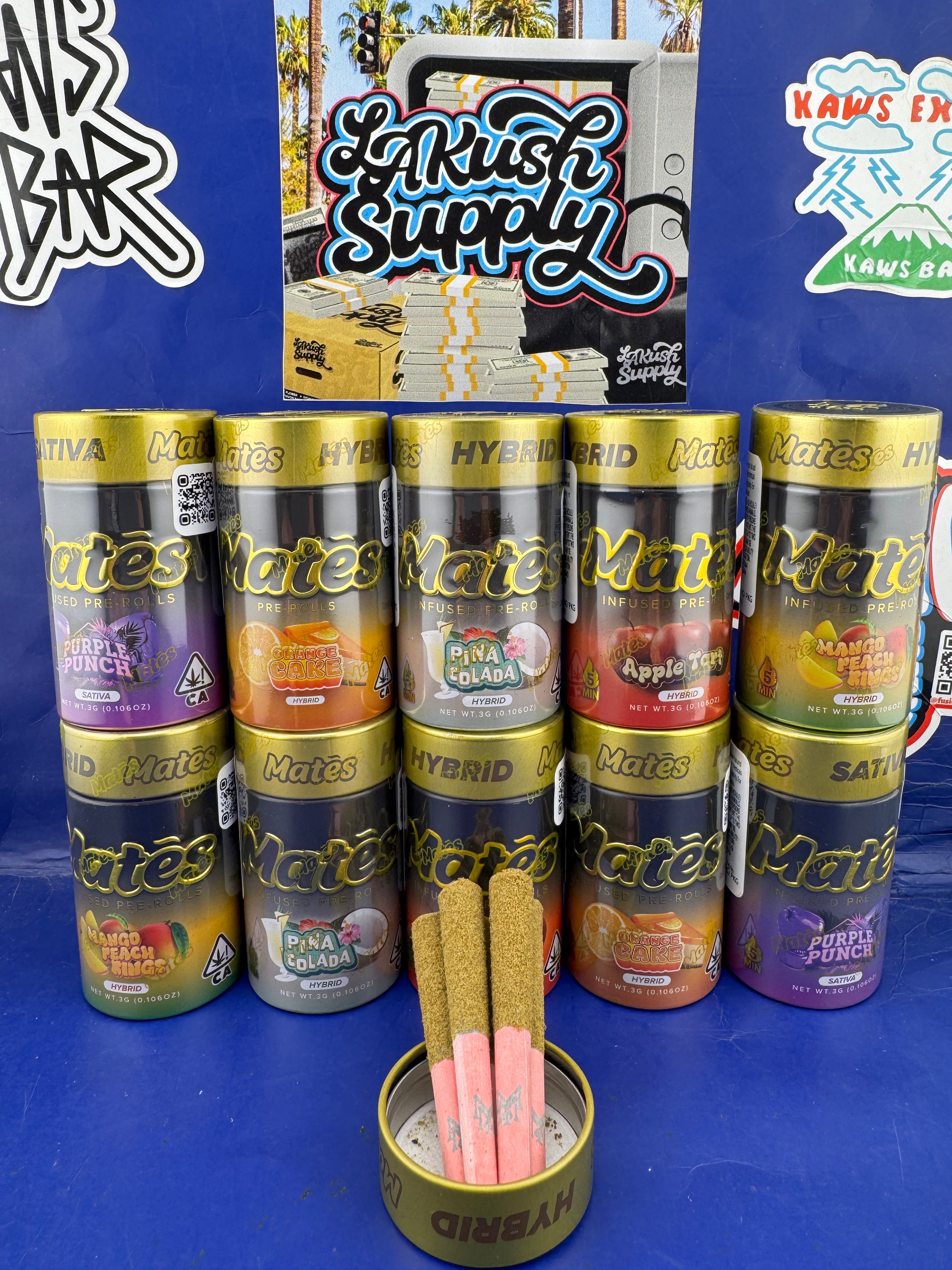 Muha Meds Mates - Infused Pre-Rolls (5 Pre-Rolls Each)