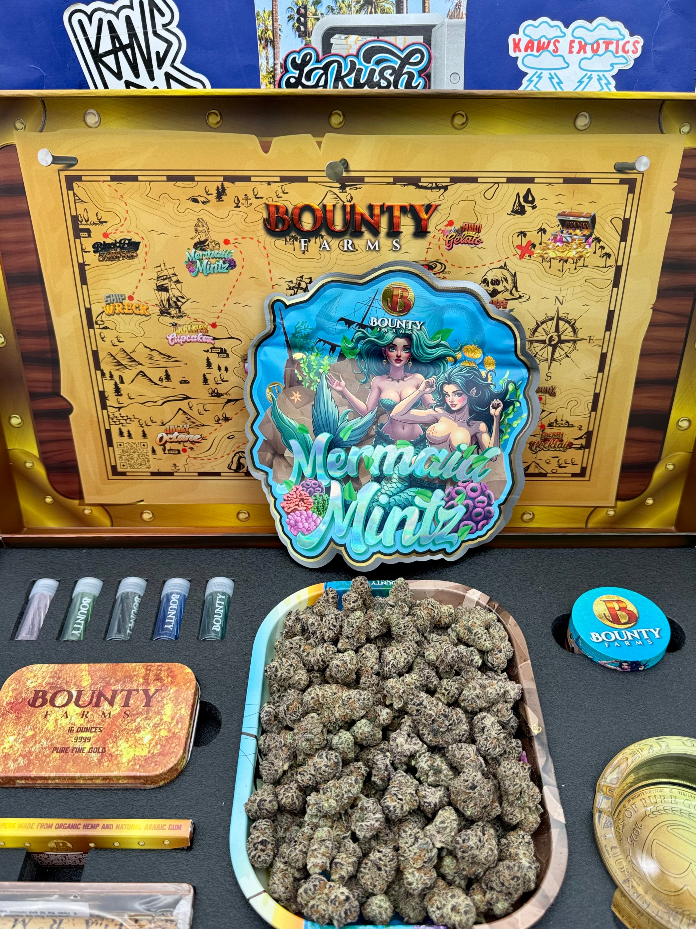 Bounty Farms - 1LB Premium Pre-Packaged Flower + Accessories