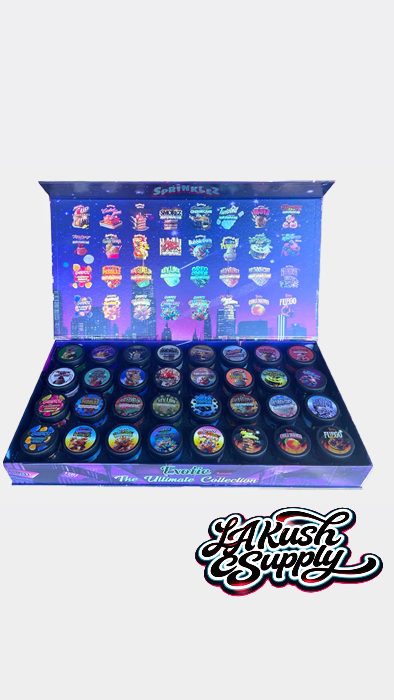 Sprinklez Exotic Variety Pack - 32 Flavors - 3.5g Exotic Lab Tested & Licensed Flower In Glass Jars