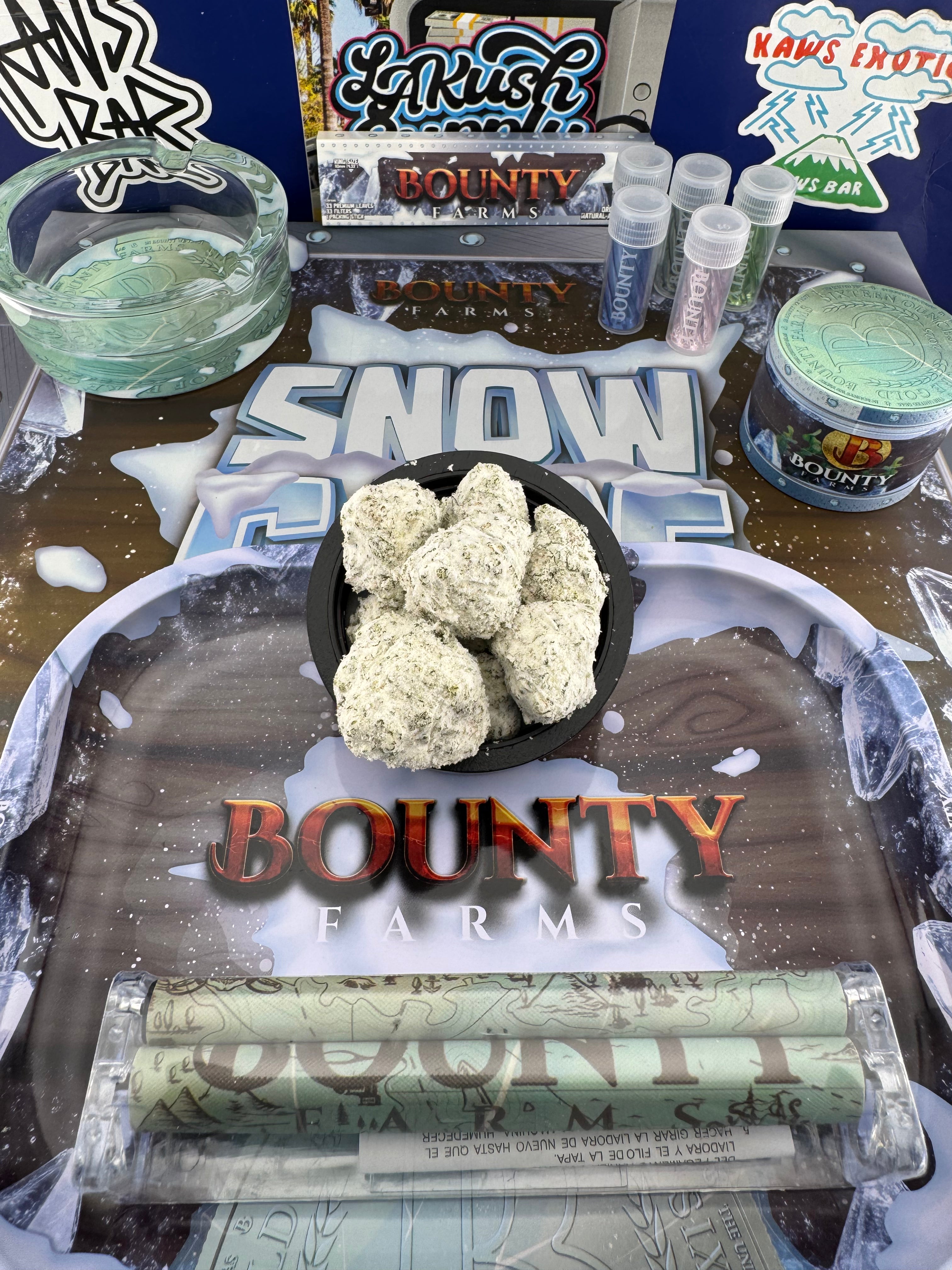 Bounty Farms - 1LB Premium Pre-Packaged Snowcaps THCA Powder