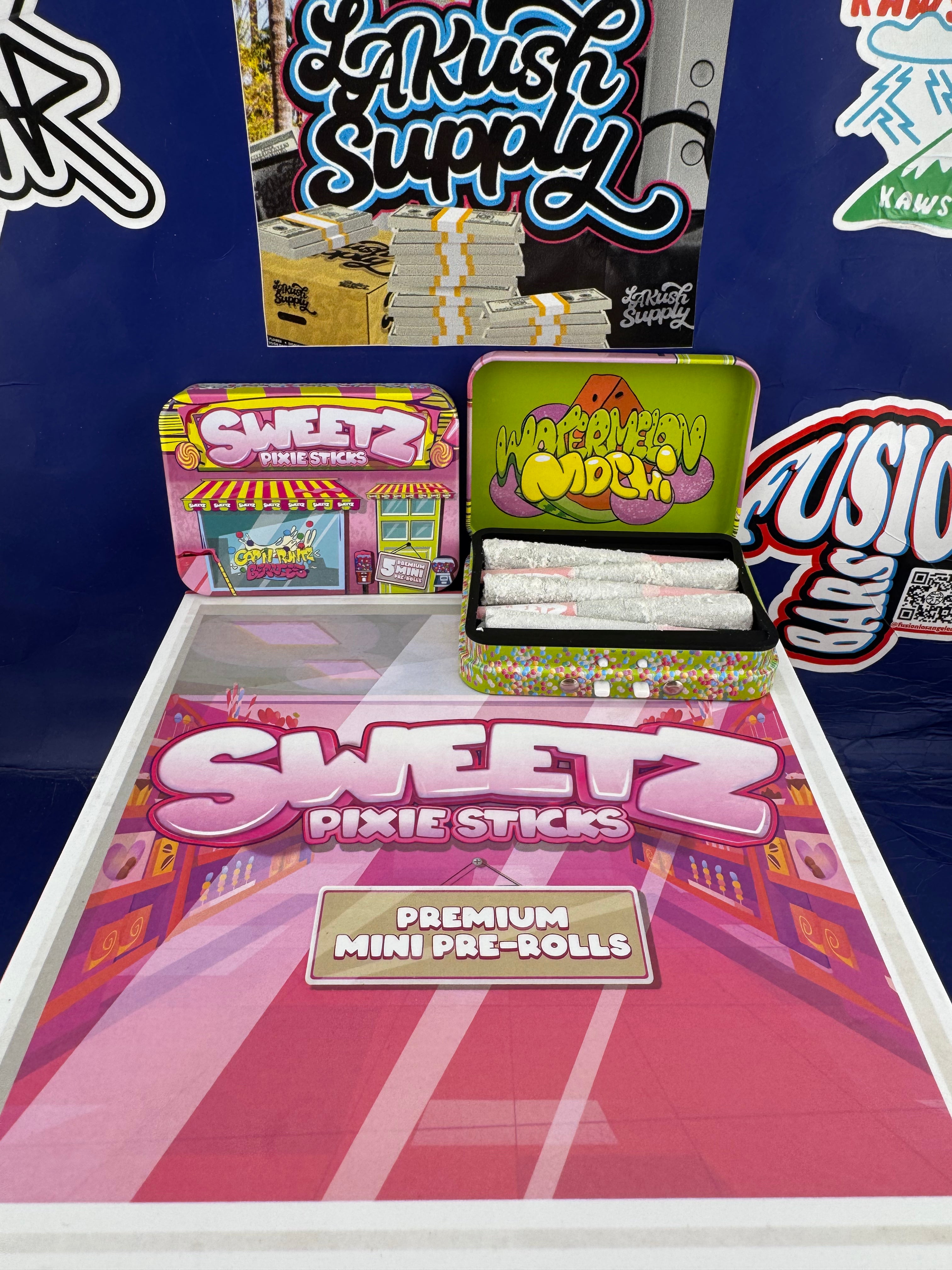Sweetz Pixie Sticks - Premium Diamond Infused Pre-Rolls (5 Per Pack)