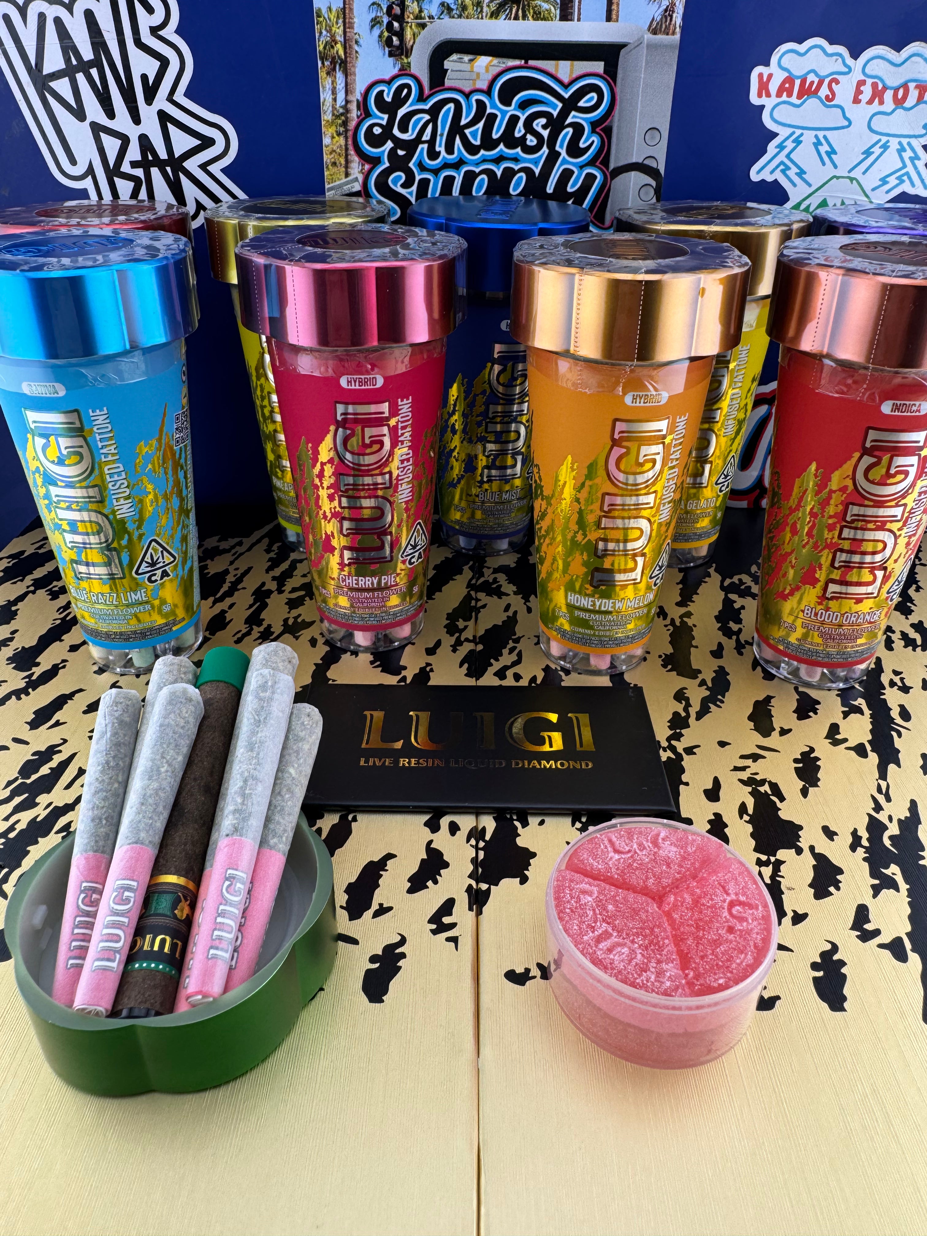 Luigi Fatone - 7 Infused Pre-Rolls + THC Gummies