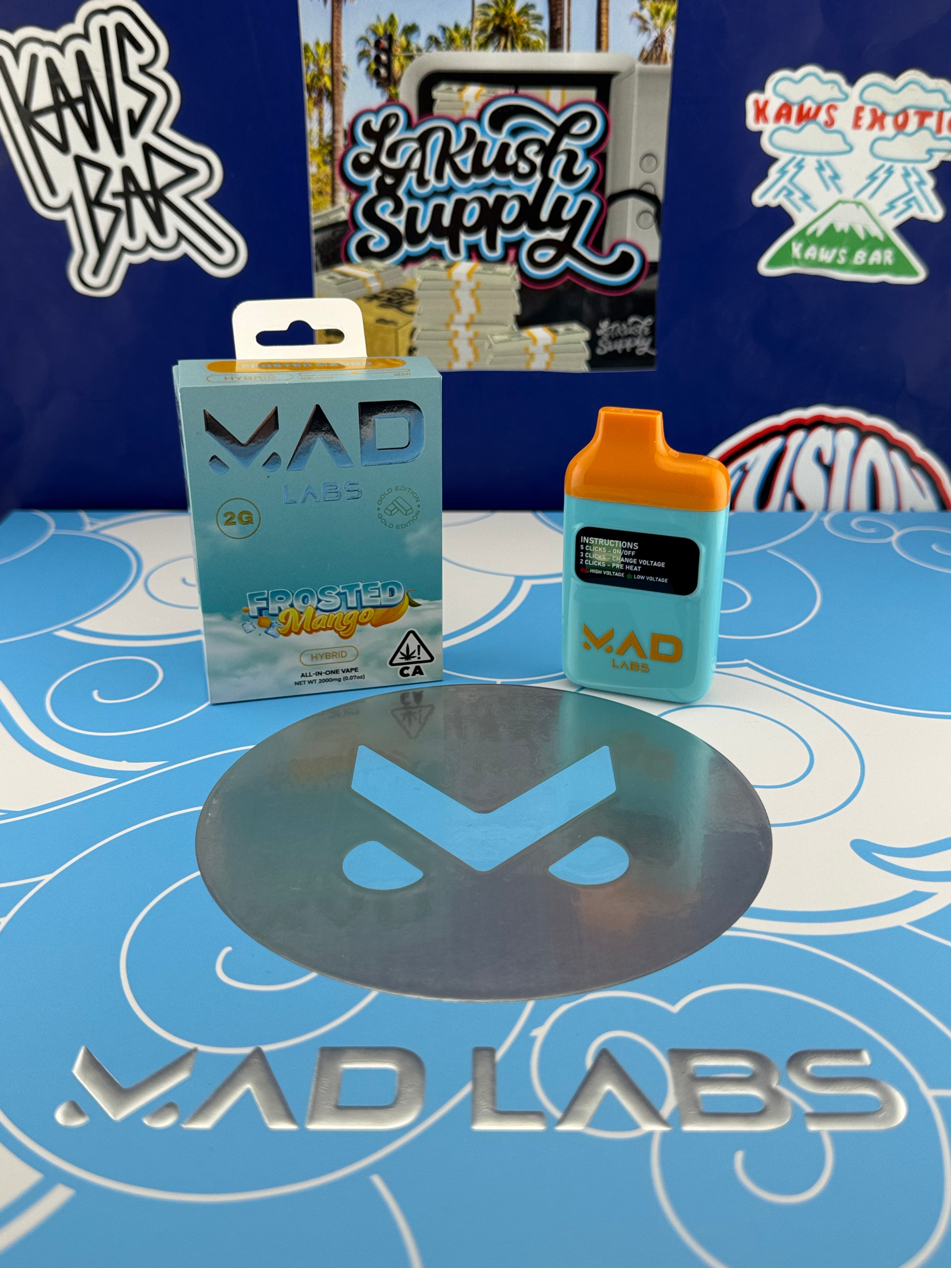 Authentic 2G Mad Labs - Live Resin & Liquid Diamonds Disposables